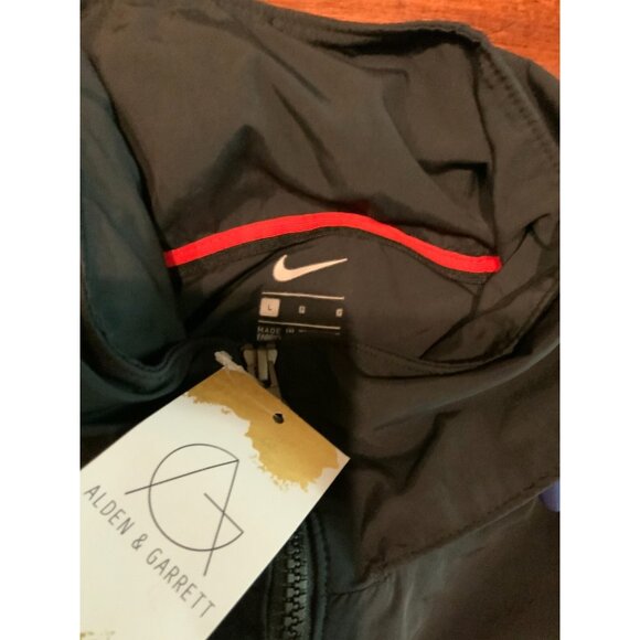 Nike Kyrie Erving Blue Black White Hooded Zip-Up Windbreaker Jacket Size Large - Picture 5 of 7